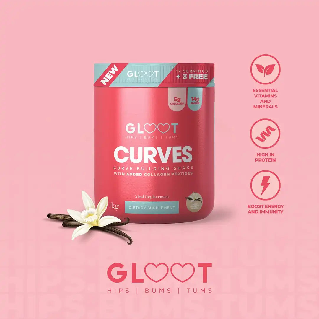 Gloot Curves Meal Replacement Vanilla Milkshake, 1kg