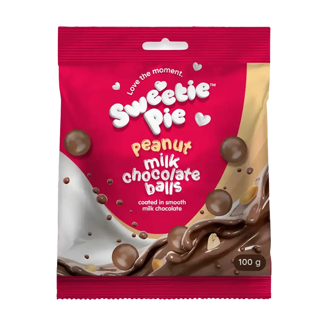 Sweetie Pie Peanut Milk Chocolate Balls, 100g