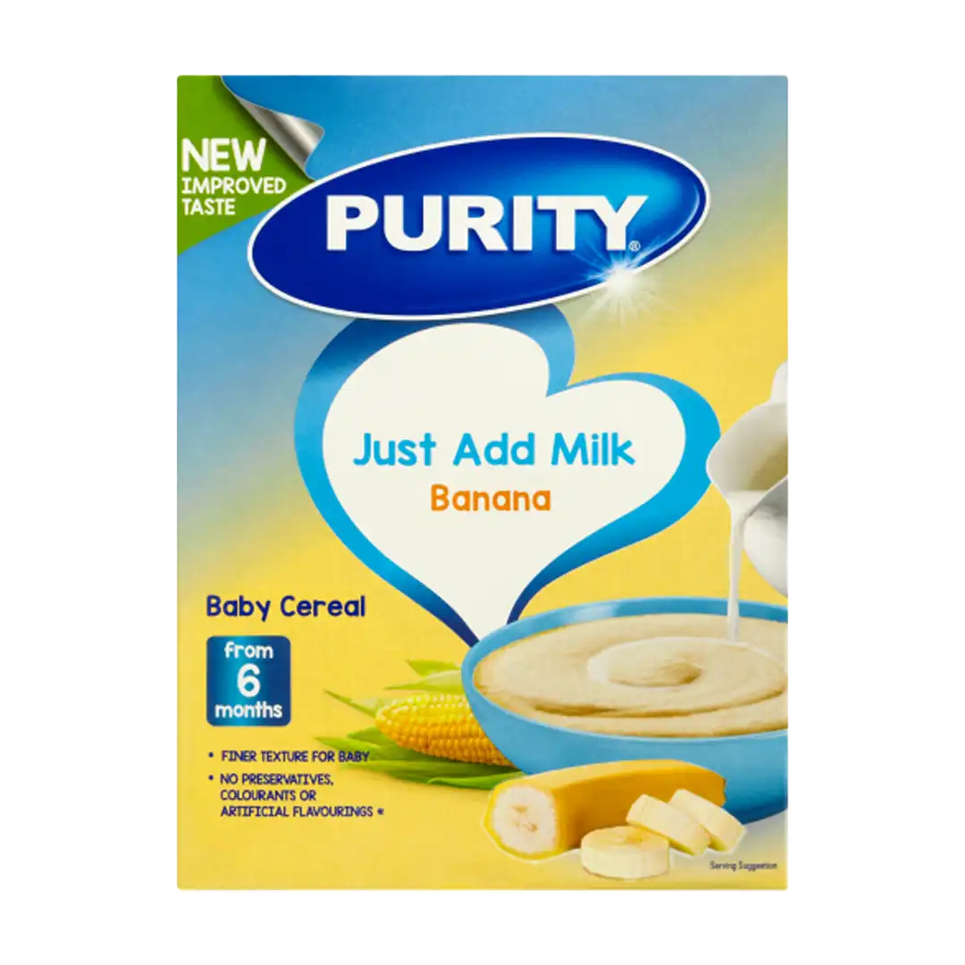 Purity 3 Whole Wheat & Banana Cereal, 200g