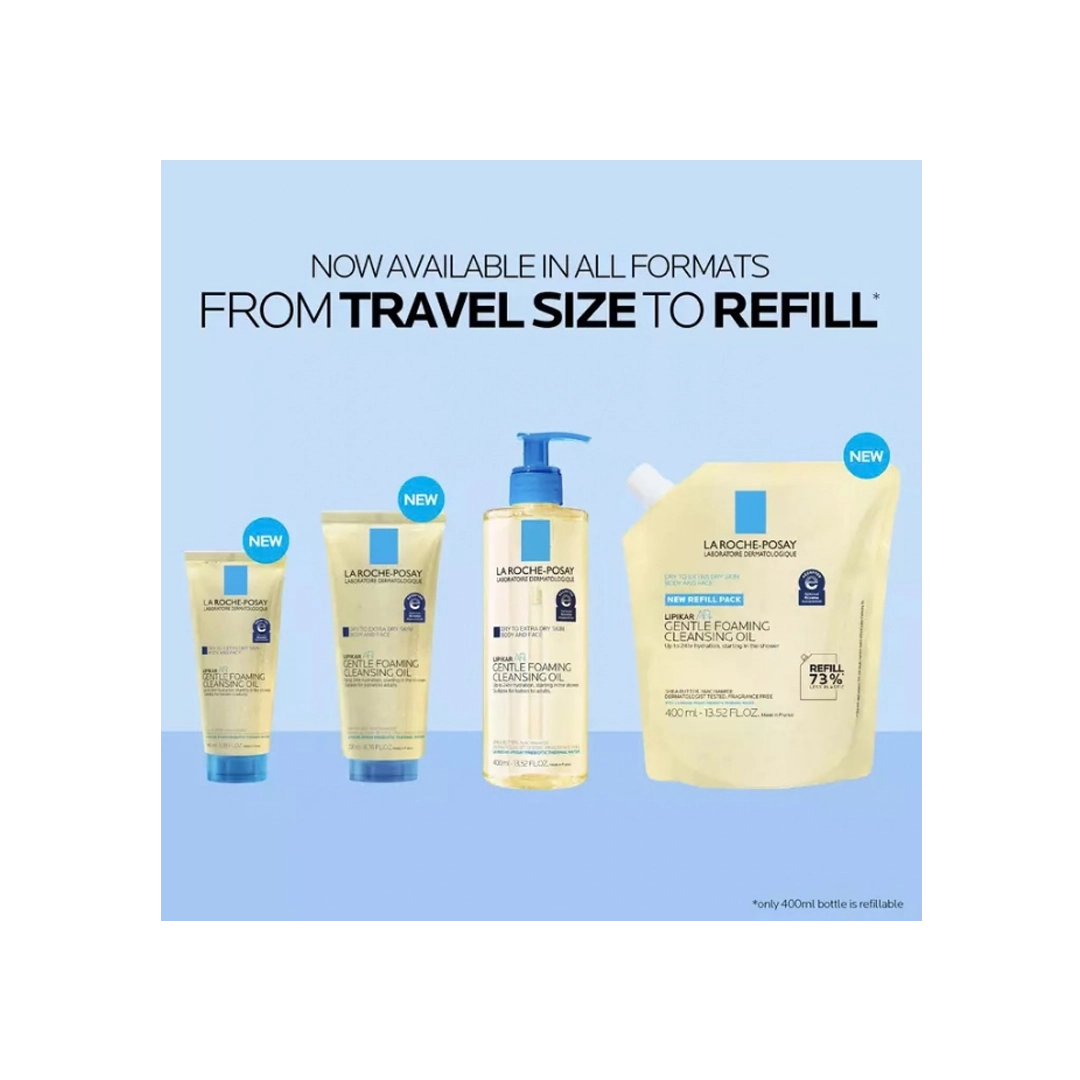 La Roche-Posay Lipikar Cleansing Oil AP+, 400ml Refill