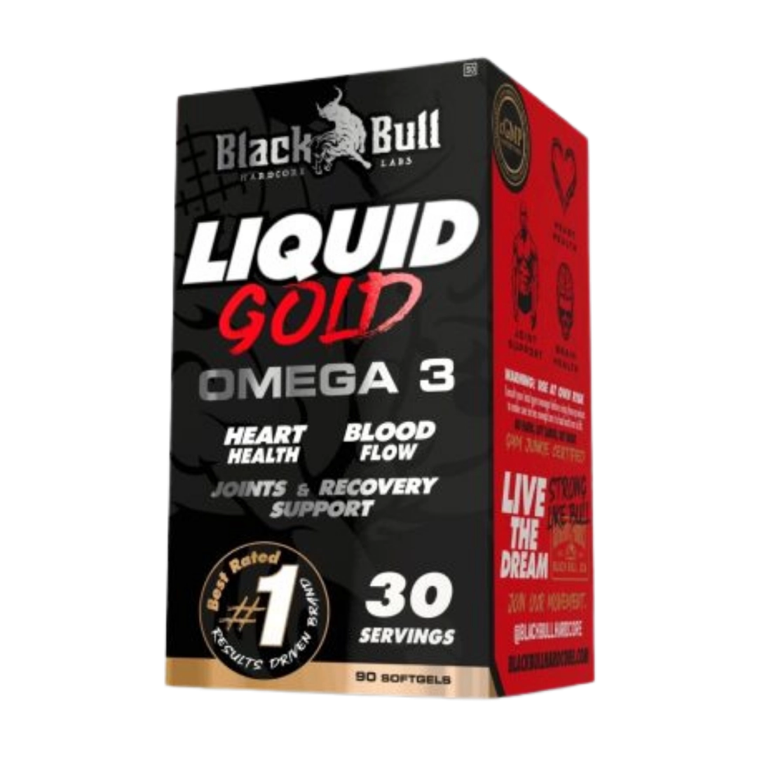 Black Bull Liquid Gold Omega 3, 30's