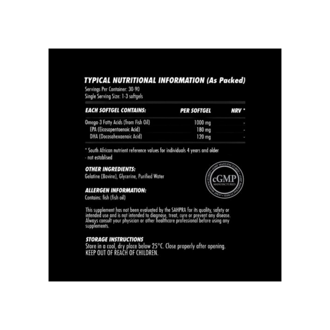 Black Bull Liquid Gold Omega 3, 30's