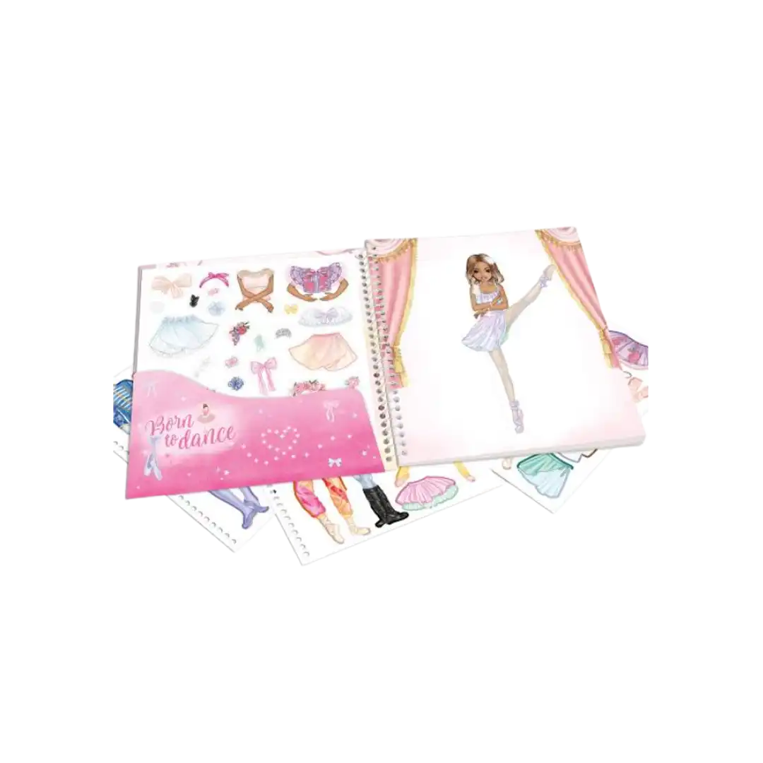 TOPModel Dress Me Up Stickerbook BALLET