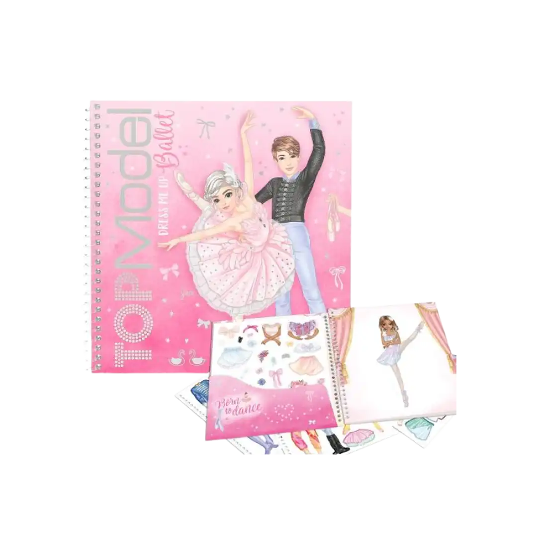 TOPModel Dress Me Up Stickerbook BALLET