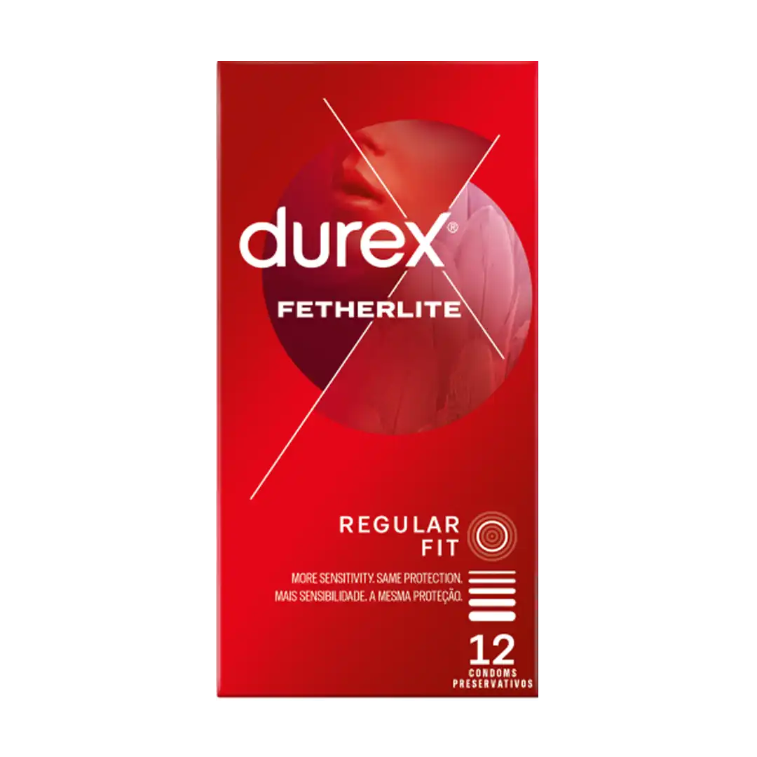 Durex Fetherlite Condoms, 12 Pack