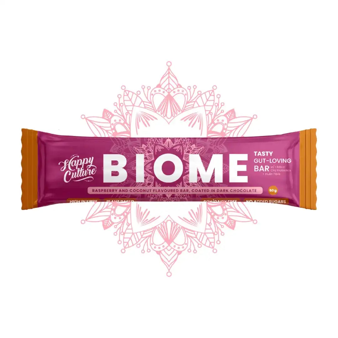 Biome Bars Raspberry and Coconut, 50g