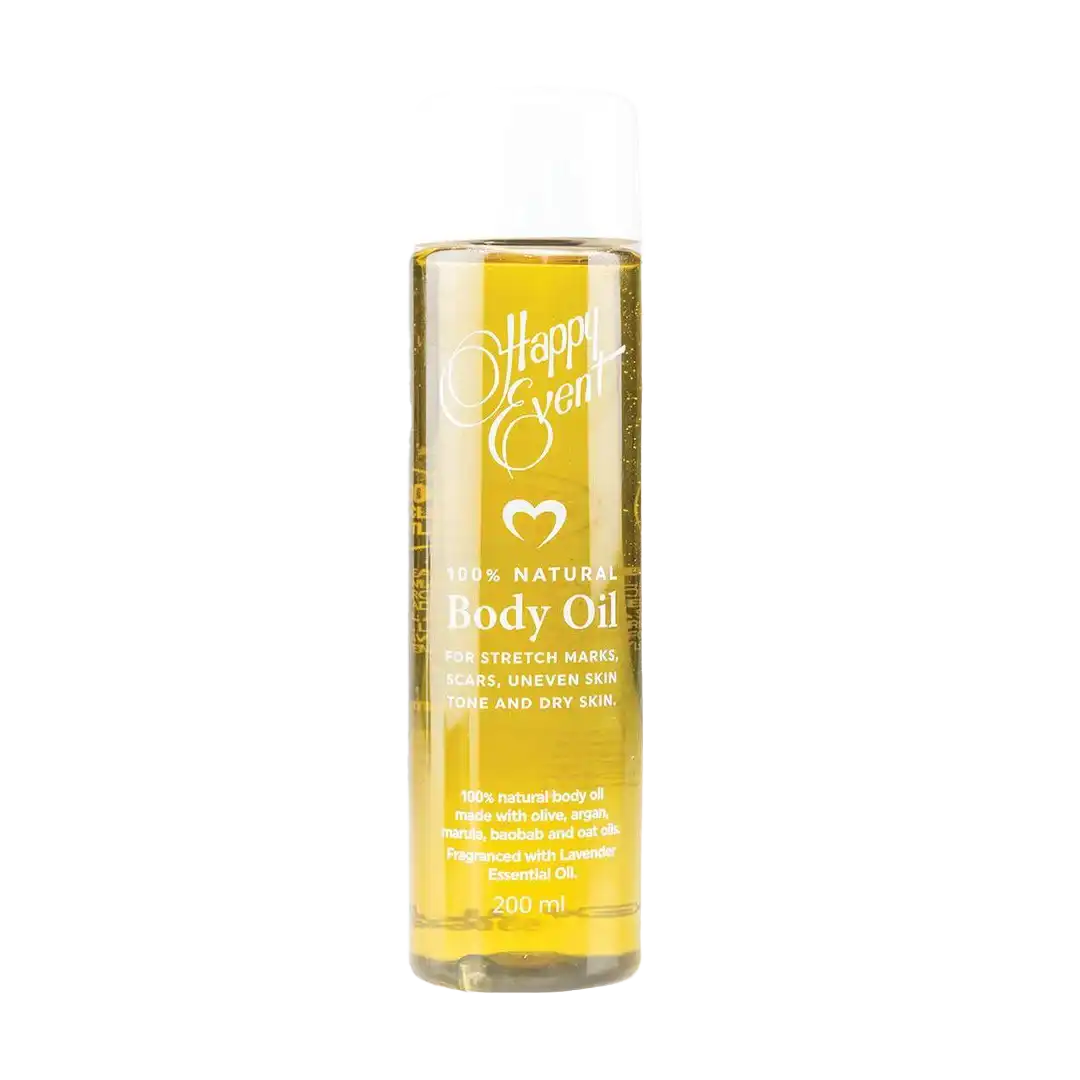 Happy Event Natural Body Oil, 200ml