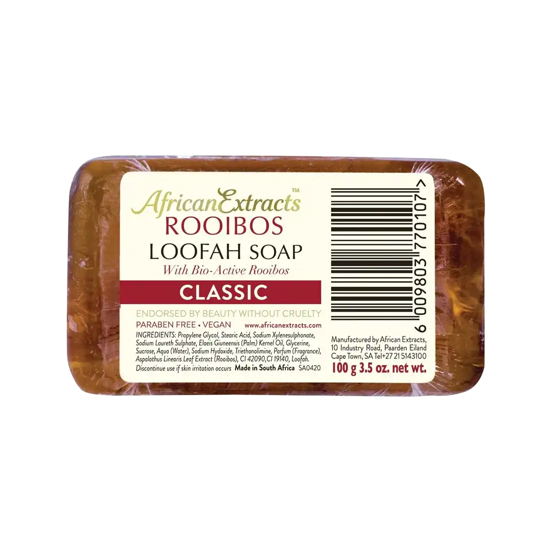 Rooibos Classic Glycerine Loofah Soap, 100g