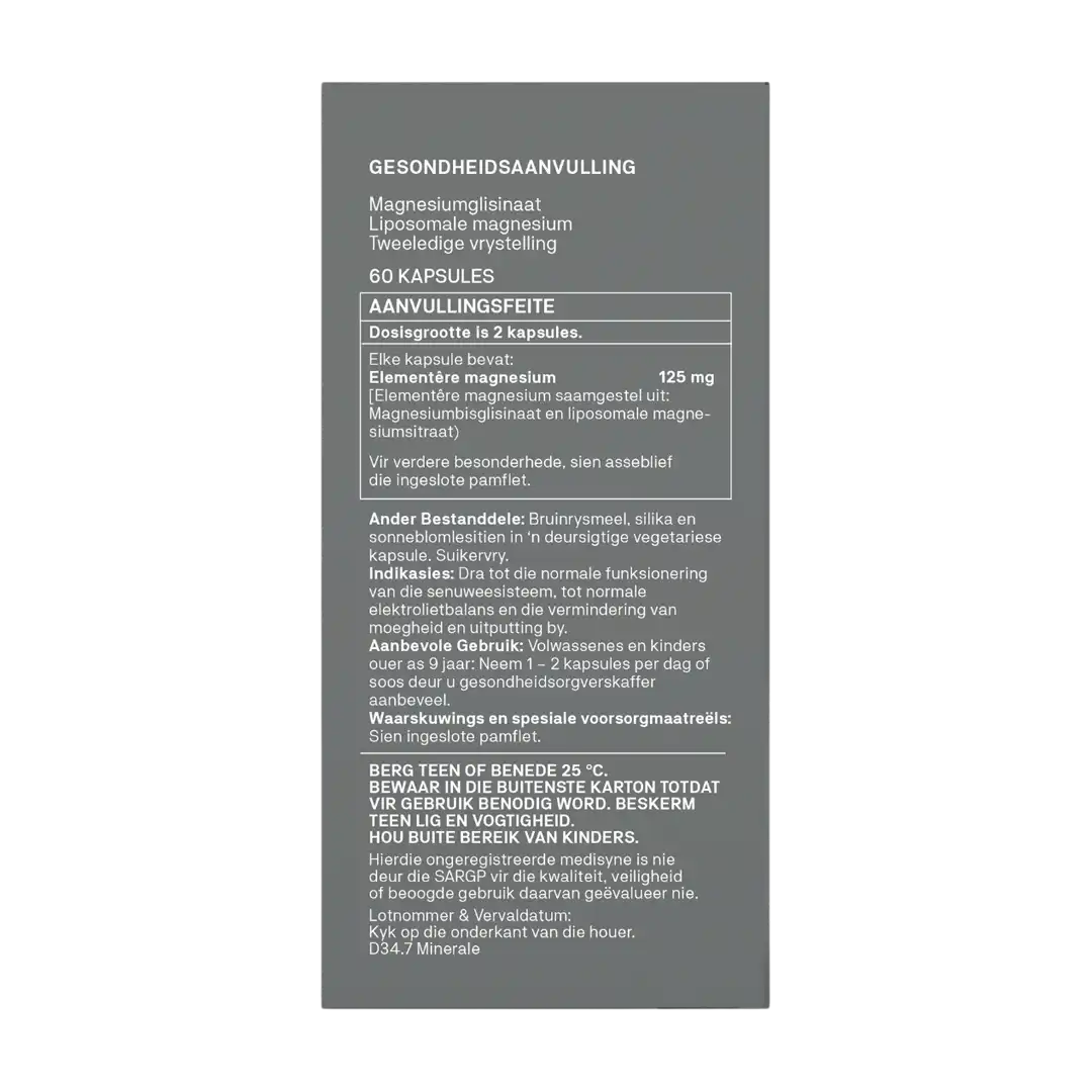 Natroceutics Magnesium Glycinate Complex Supplement, 60's