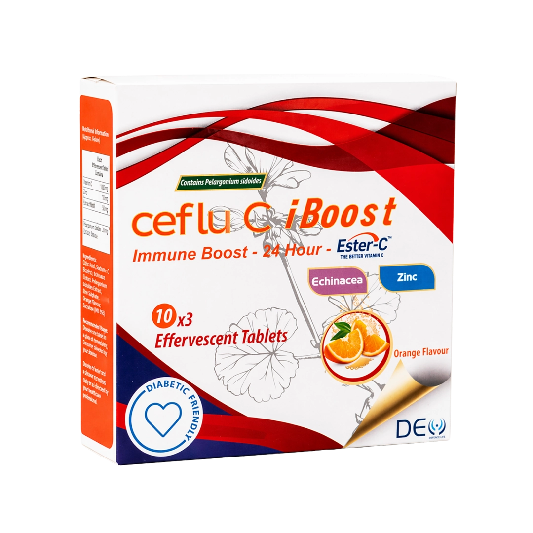 Deopharma CEFLU C iBoost Effervescent tabs, 30's