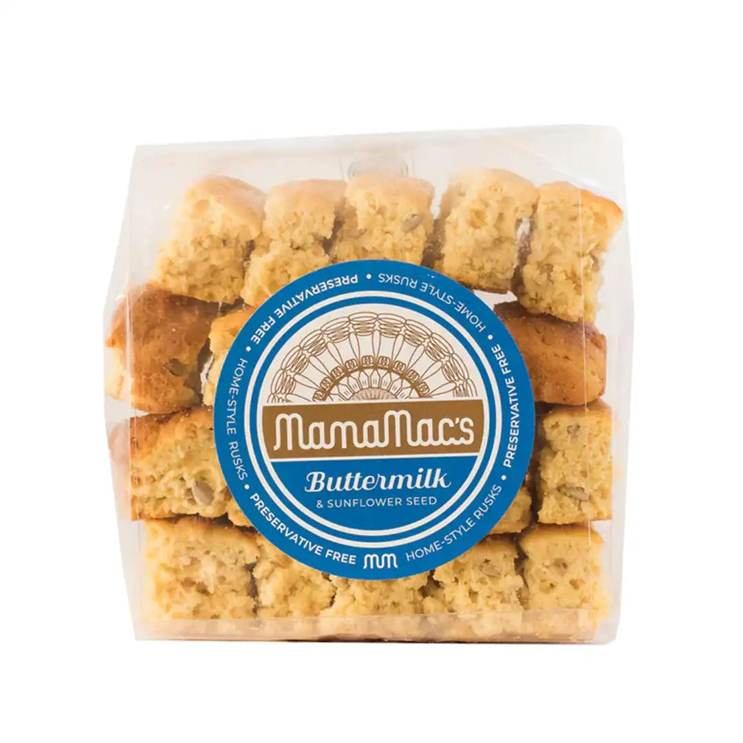 MamaMacs Buttermilk Sunflower Seed Rusks, 400g