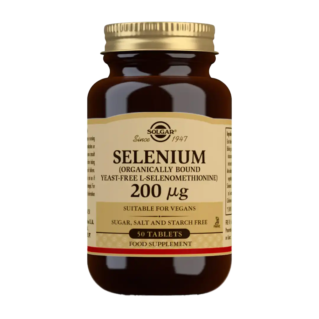 Solgar Selenium (Yeast-Free) 200µg Tablets, 50's
