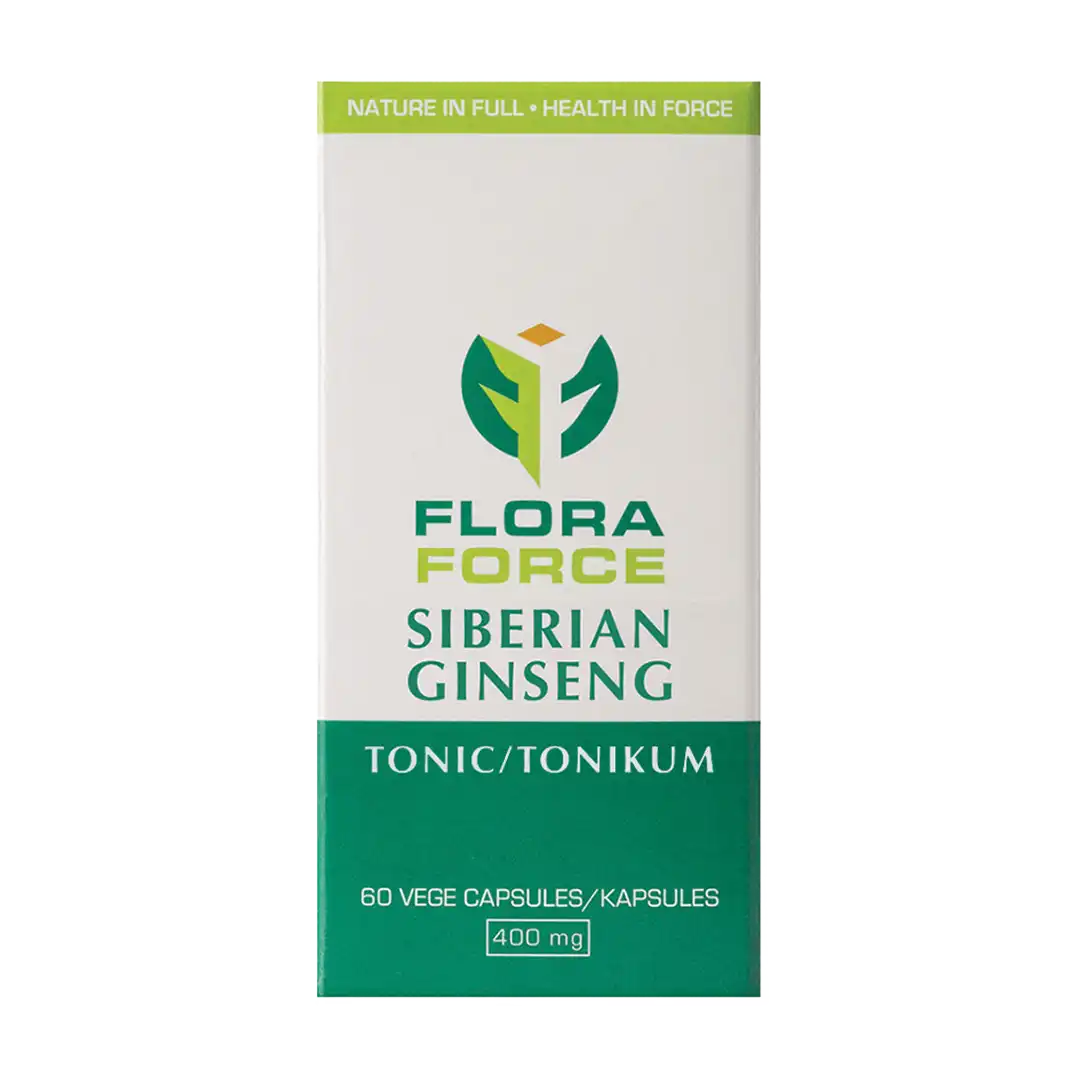 Flora Force Siberian Ginseng Capsules, 60's