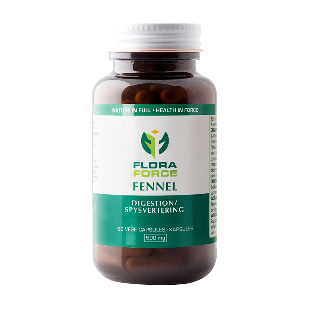 Flora Force Fennel 500mg Capsules, 60's