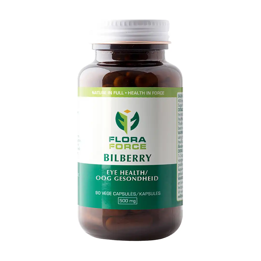 Flora Force Bilberry Capsules, 90's