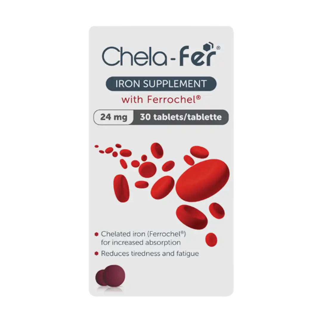 Chela-Fer Iron Supplement Tablets, 30's