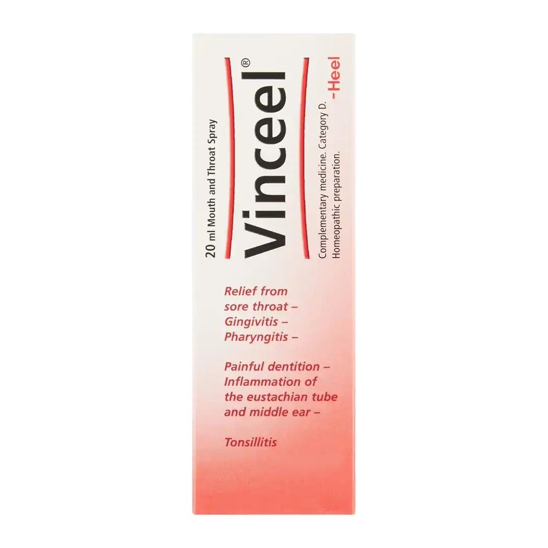 Heel Vinceel Mouth and Throat Spray, 20ml