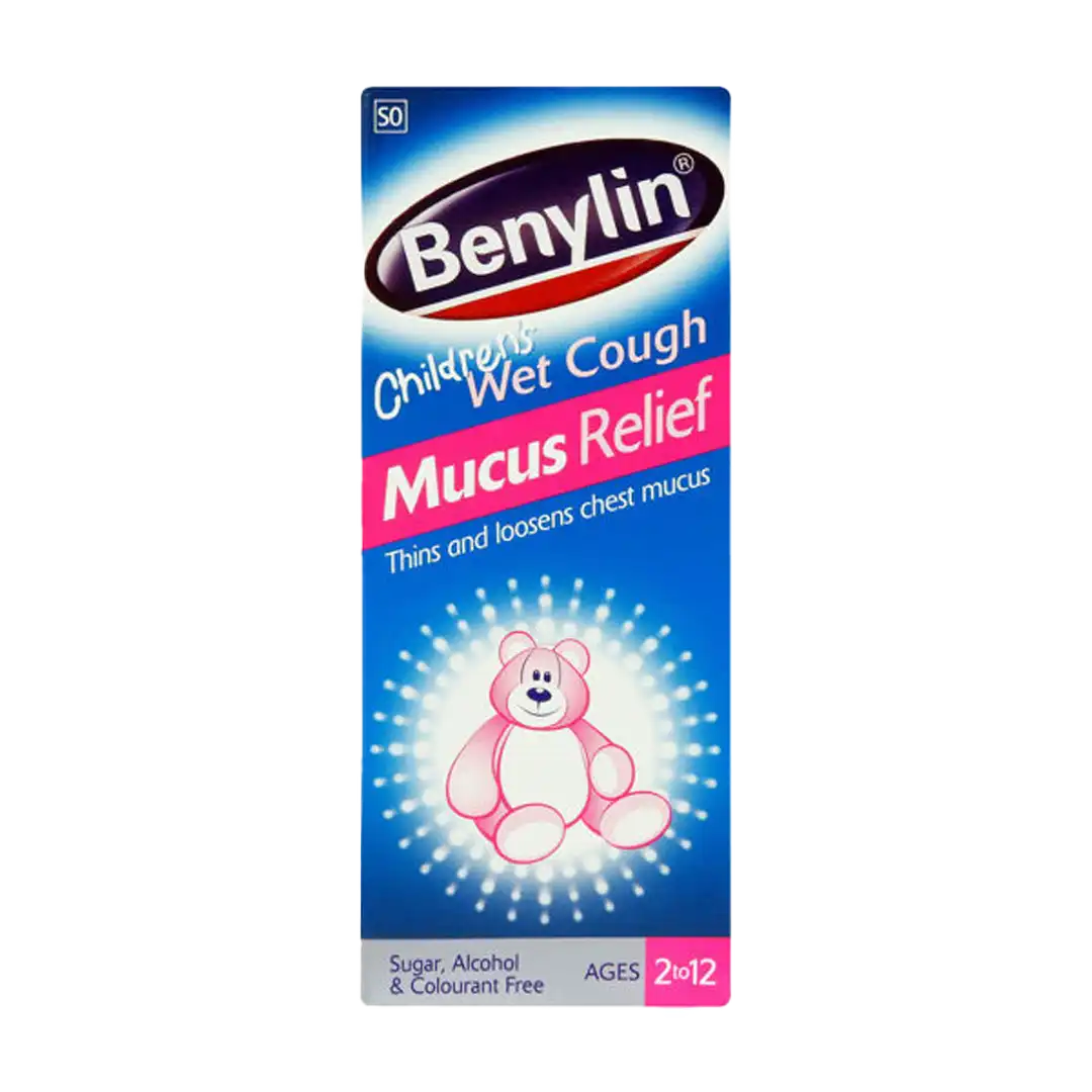 Benylin Children's Wet Cough Mucus Relief Syrup, 100ml