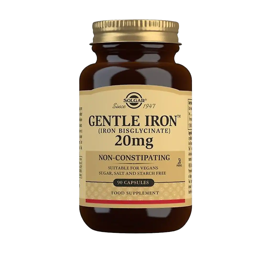 Solgar Gentle Iron 20mg Capsules, 90's