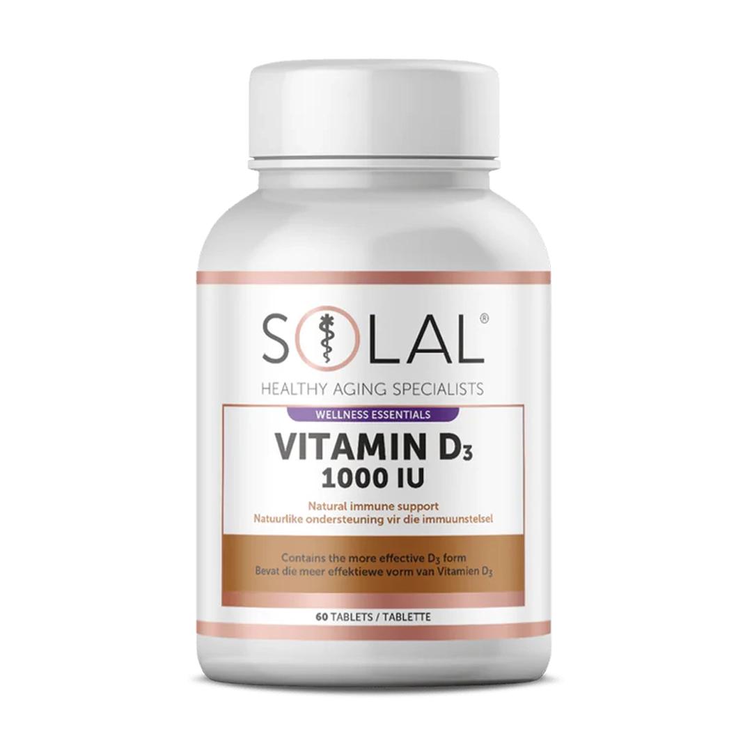 Solal Vitamin D3 1000 IU Tablets, 60's