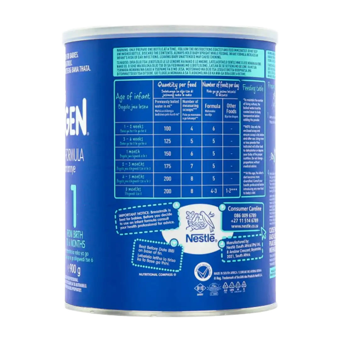 Nestlé Lactogen Stage 1 Starter Infant Formula, 900g