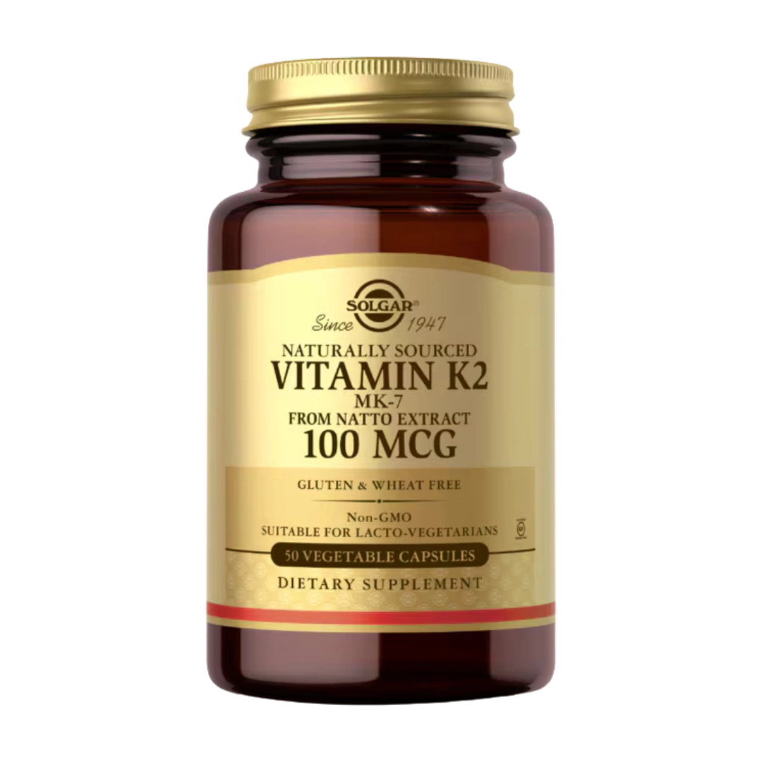 Solgar Vitamin K2 Vegetable Capsules, 50's