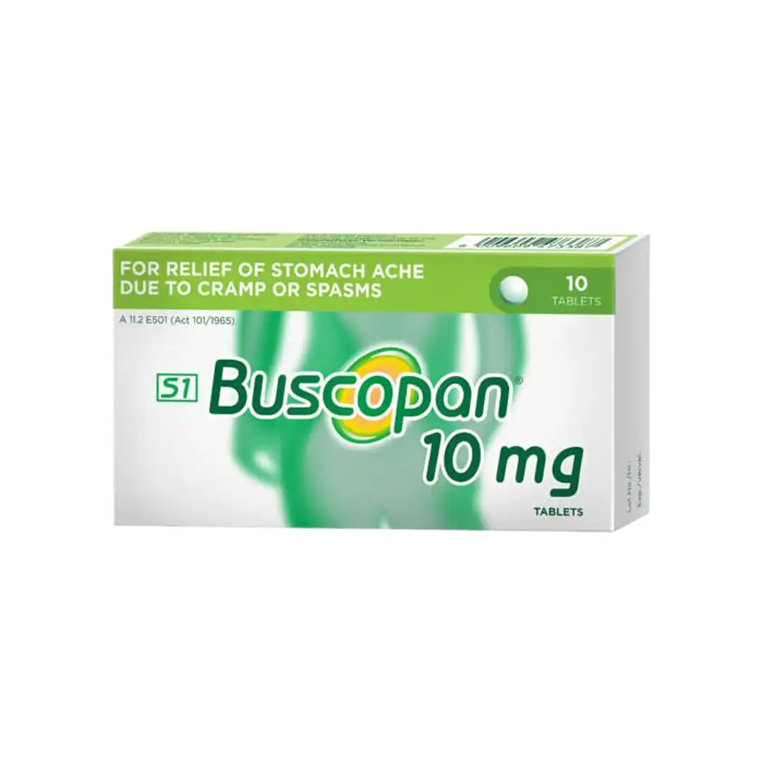 Buscopan 10mg Tablets, 10's