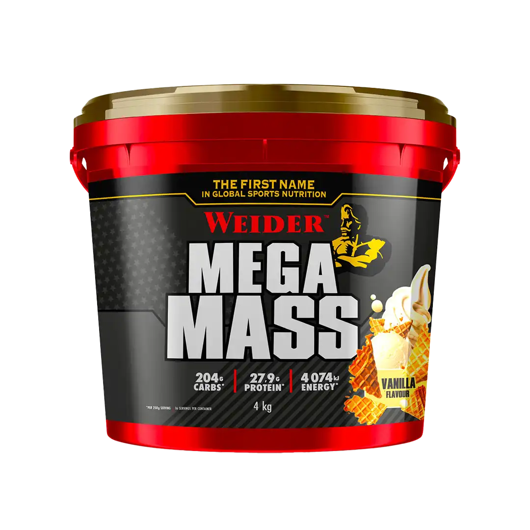 Weider Mega Mass Gainer Vanilla, 4kg