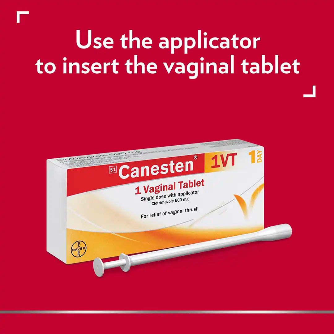 Canesten 0.5g Vaginal Tablets, 1's