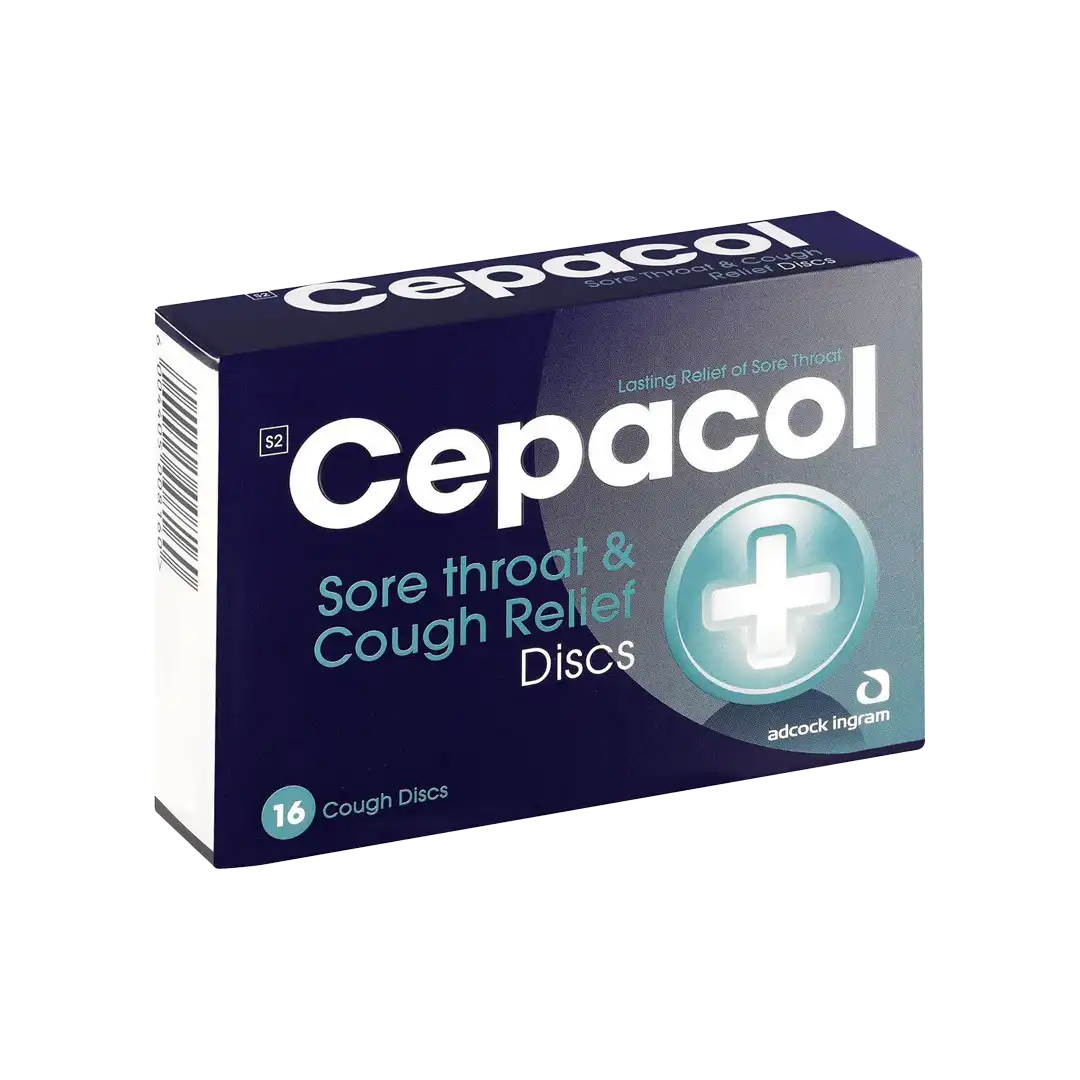 Cepacol Sore Throat & Cough Relief Discs, 16's