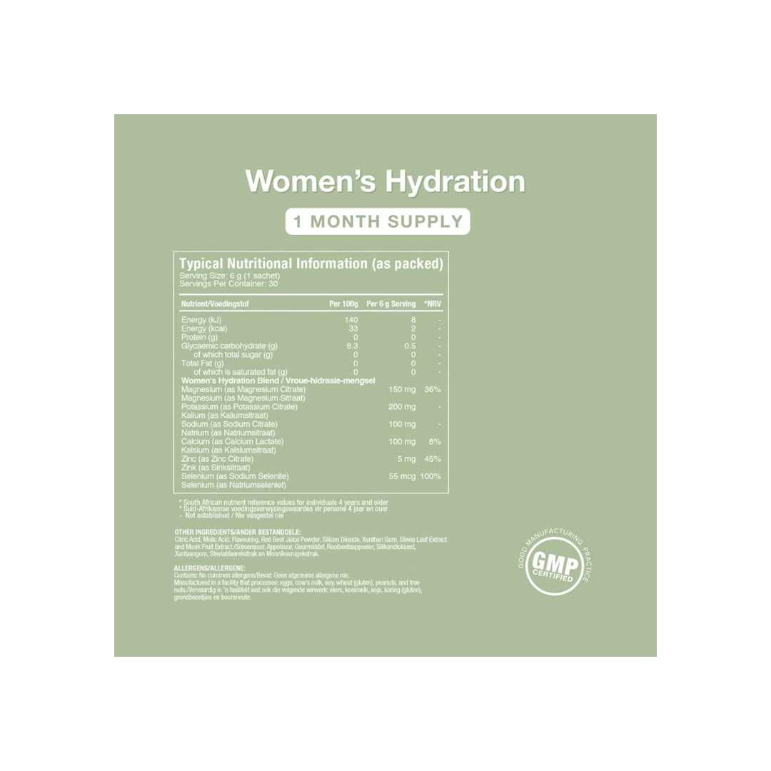 Vitatech Women’s Hydration Pack, 30's