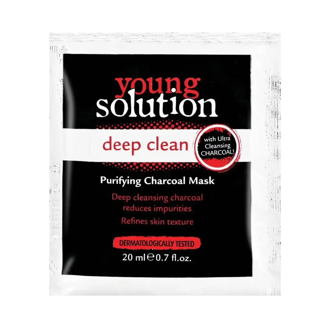 Young Solution Deep Charcoal Cleansing Mask Sachet, 20ml