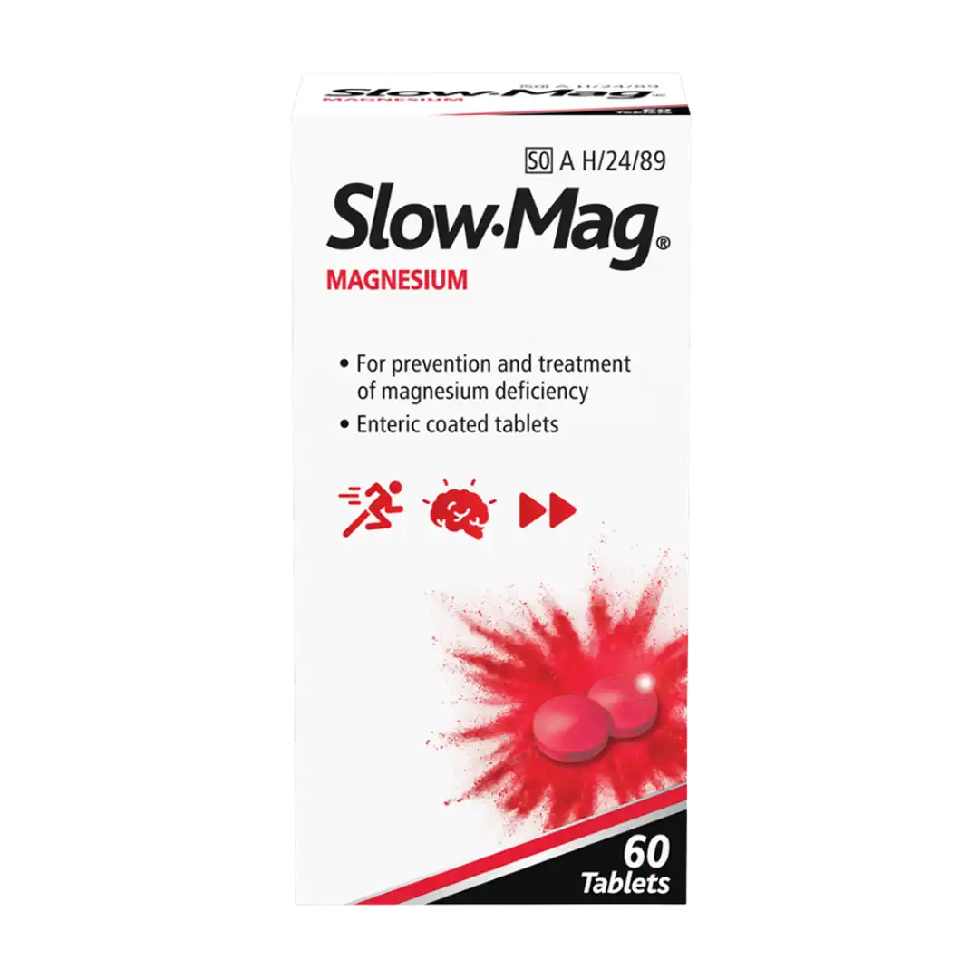 Slow-Mag Magnesium Tablets, 60's