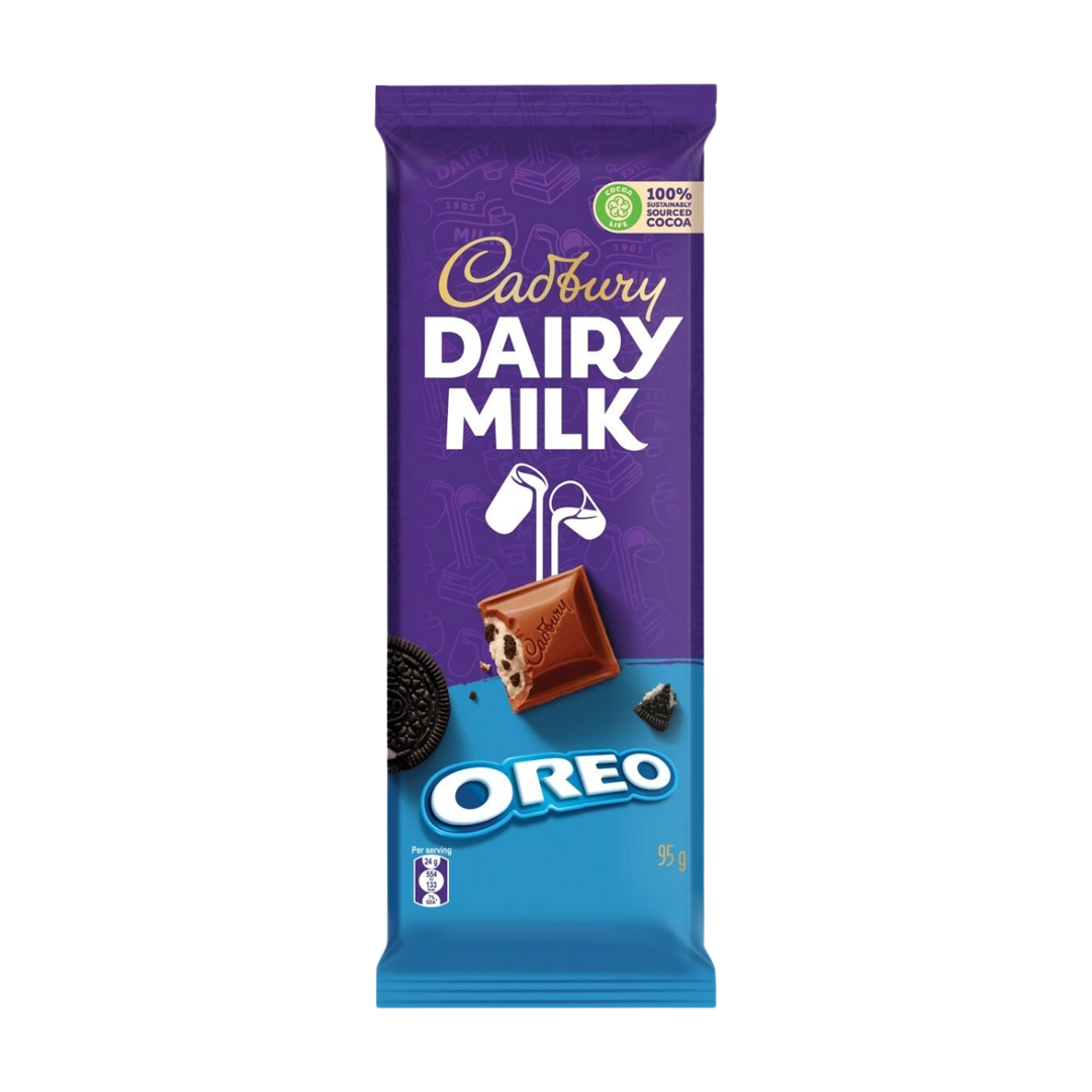 Cadbury Milk Oreo Chocolate slab, 95g