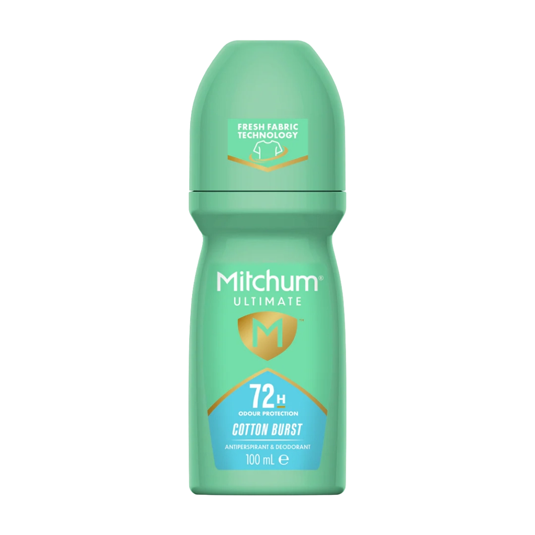 Mitchum Women Ultimate 72H Roll-On Cotton Burst, 100ml