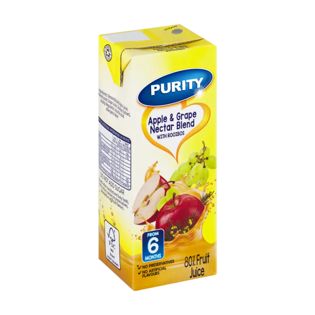 Purity Juice Apple Grape and Rooibos, 200ml