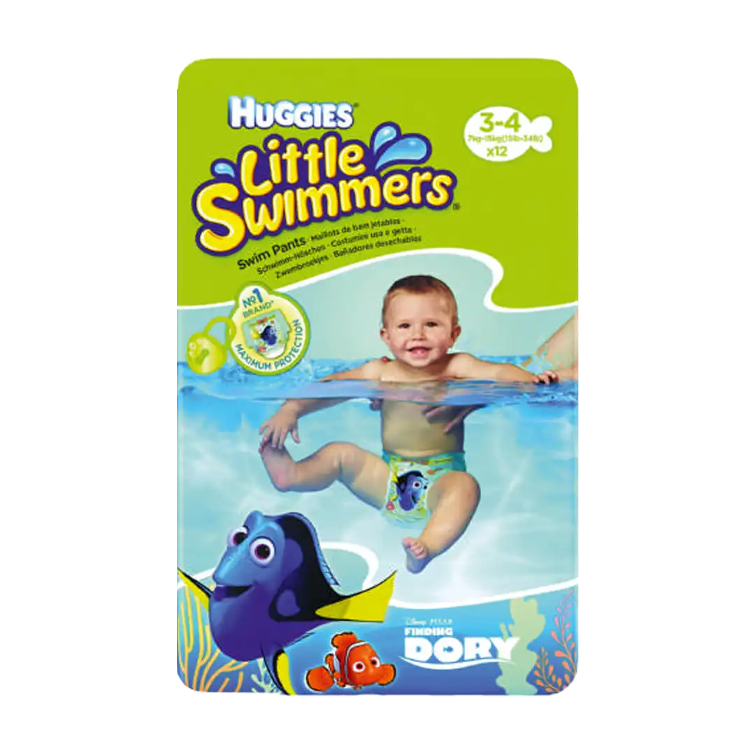Huggies Little Swimmers Nappies 3-4, 12's