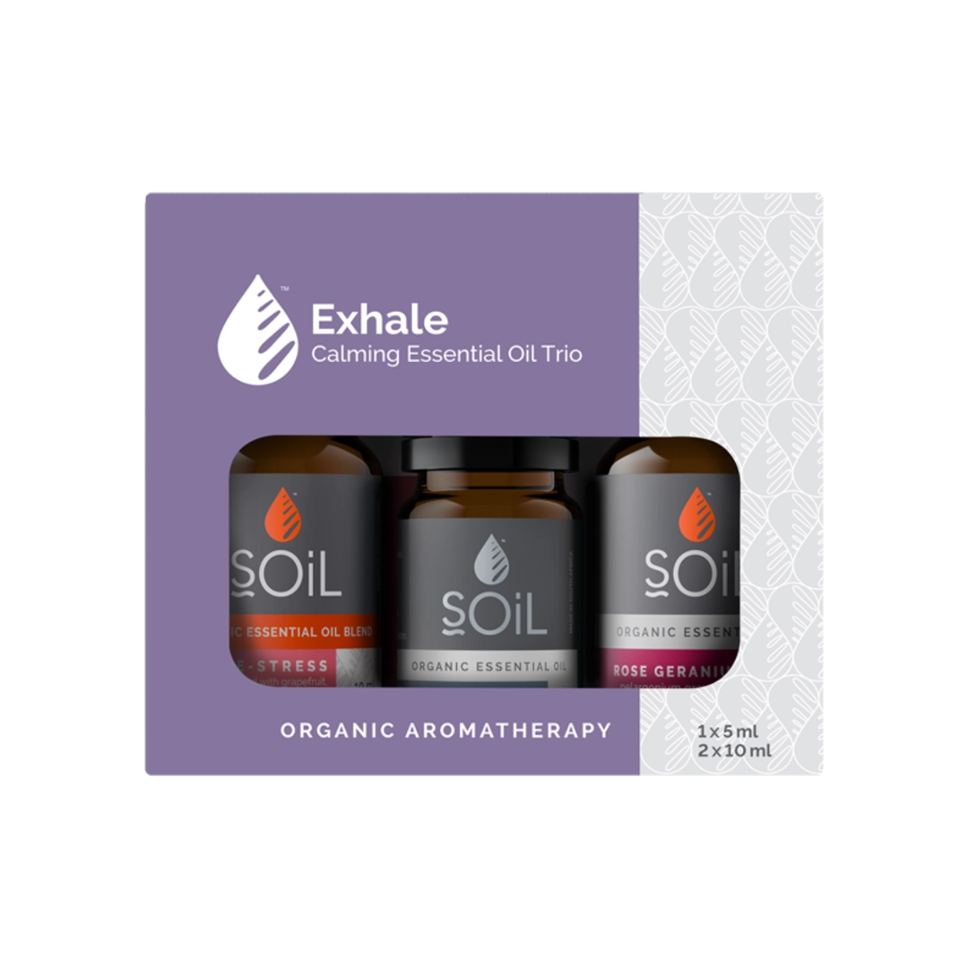 Soil Organic Exhale Essential Oil Trio