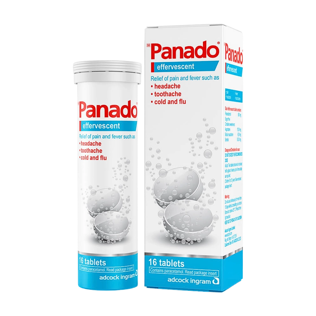 Panado Effervescent Pain Tablets, 16's