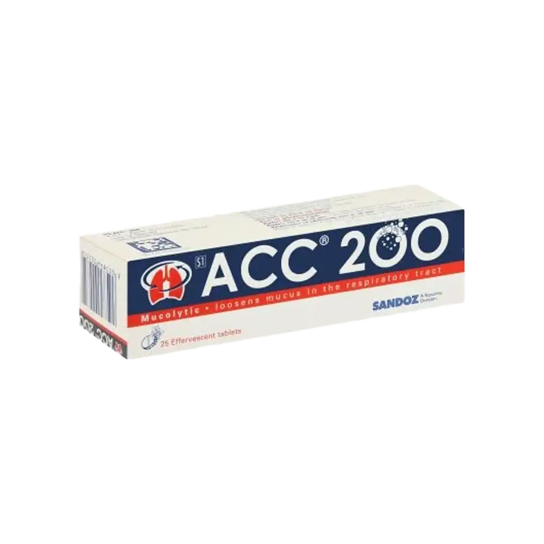 ACC 200 Effervescent Tablets, 25's