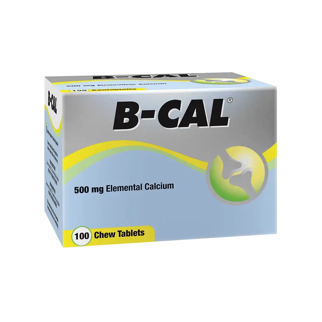 B-Cal Chew Tablets, 100's