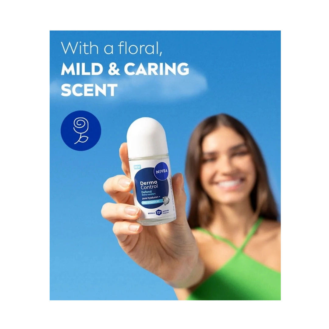 Nivea Derma Control Defend Roll On, 50ml
