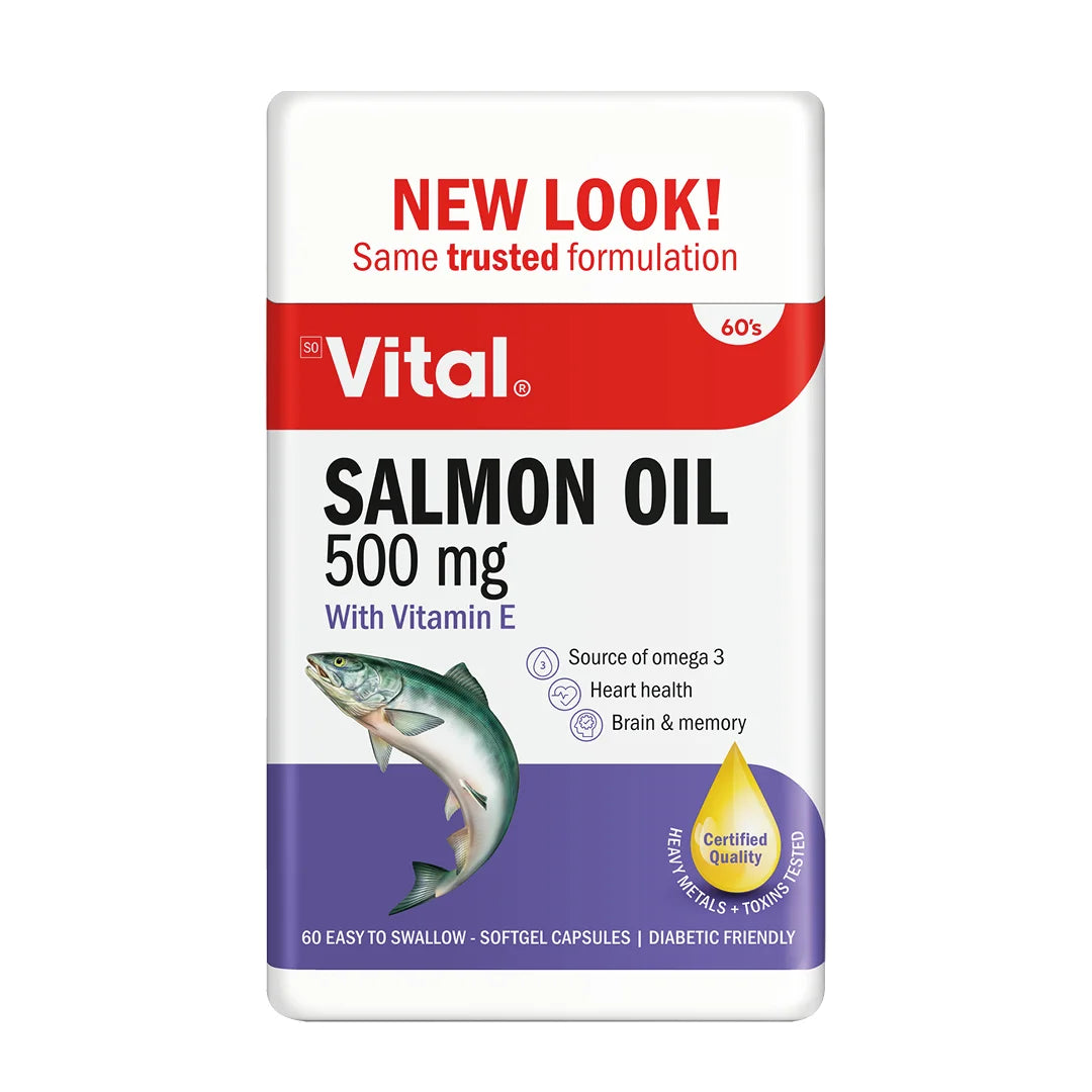 Vital Salmon Oil Capsules, 60's