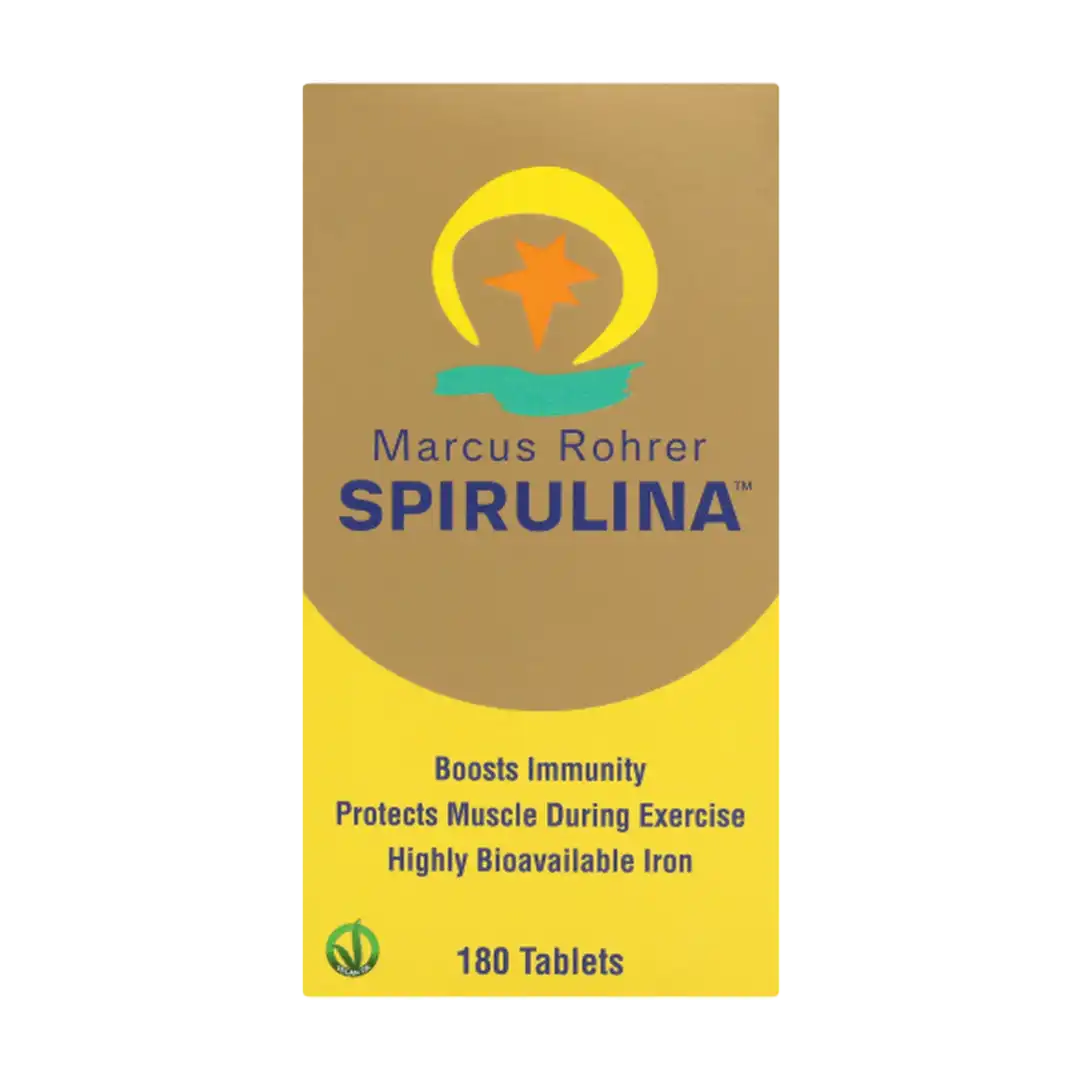 Marcus Rohrer Spirulina Tablets, 180's