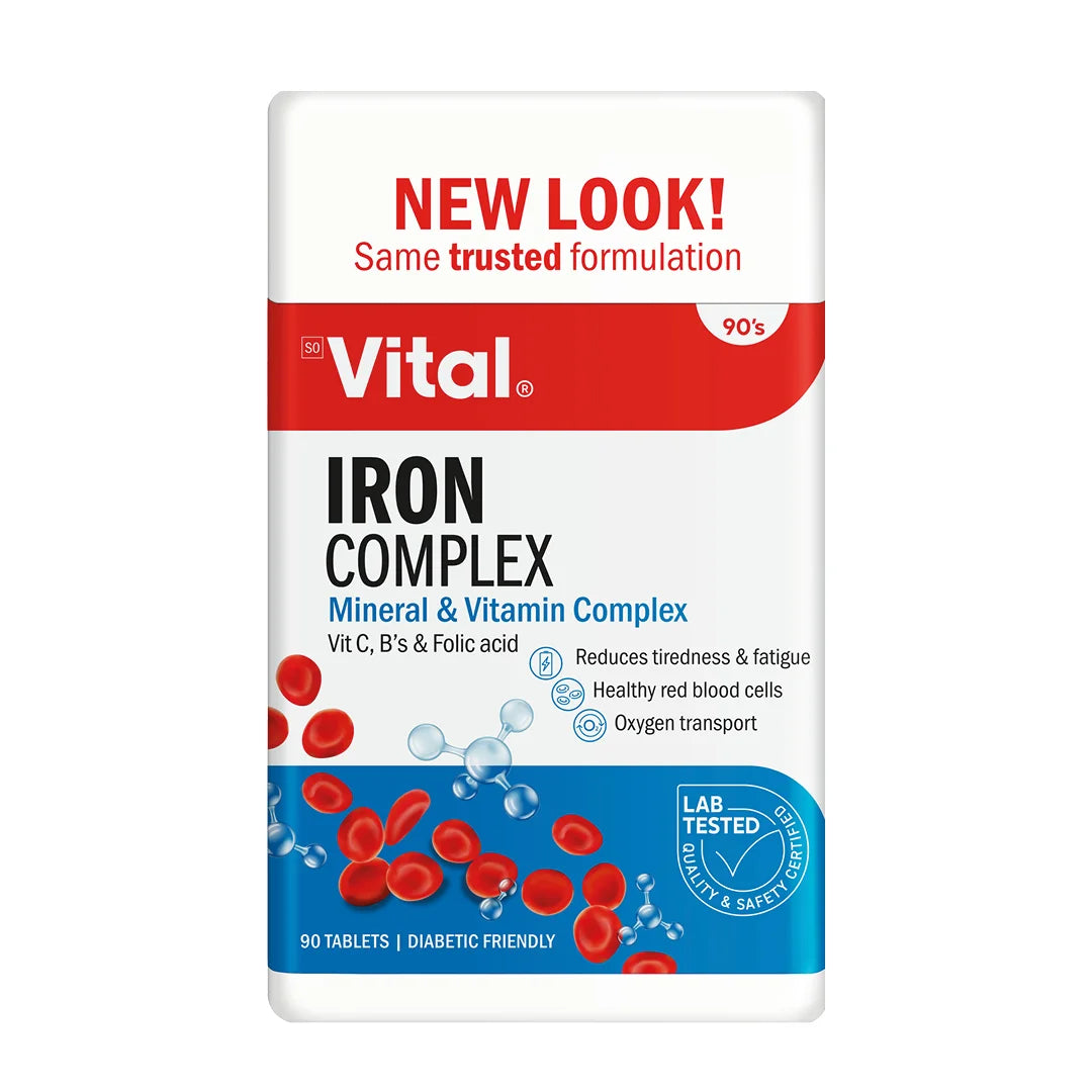 Vital Iron Complex Tablets, 90's