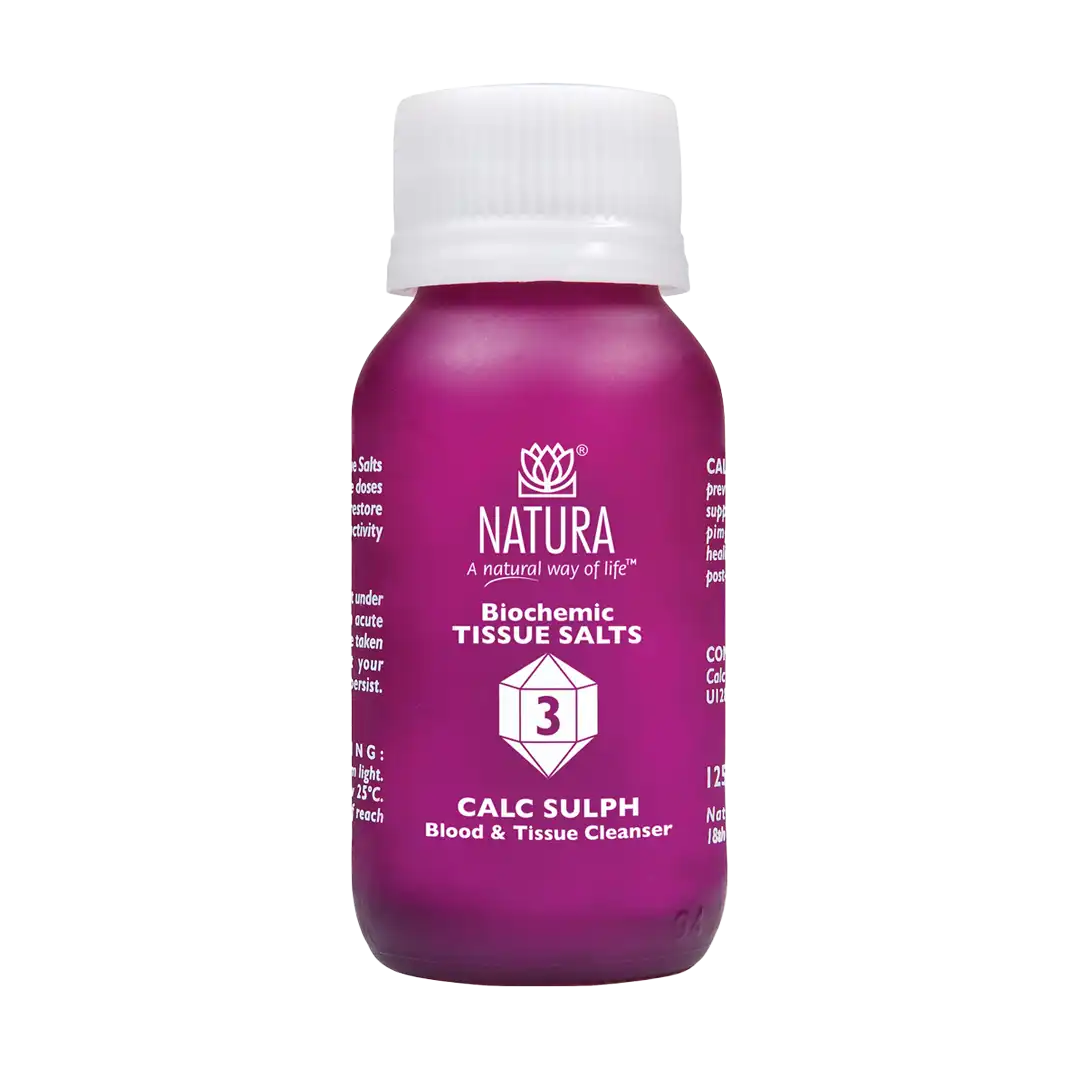 Natura Calc Sulph D6 Tissue Salts Tablets, 125's