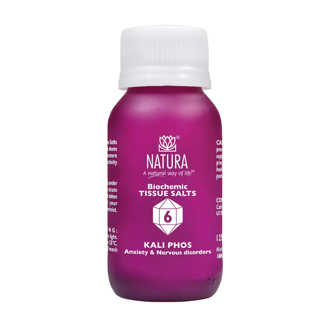 Natura Kali Phos D6 Tissue Salts Tablets, 125's