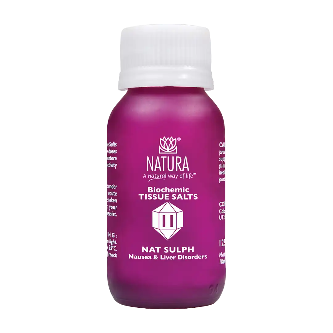 Natura Nat Sulph D6 Tissue Salts Tablets, 125's