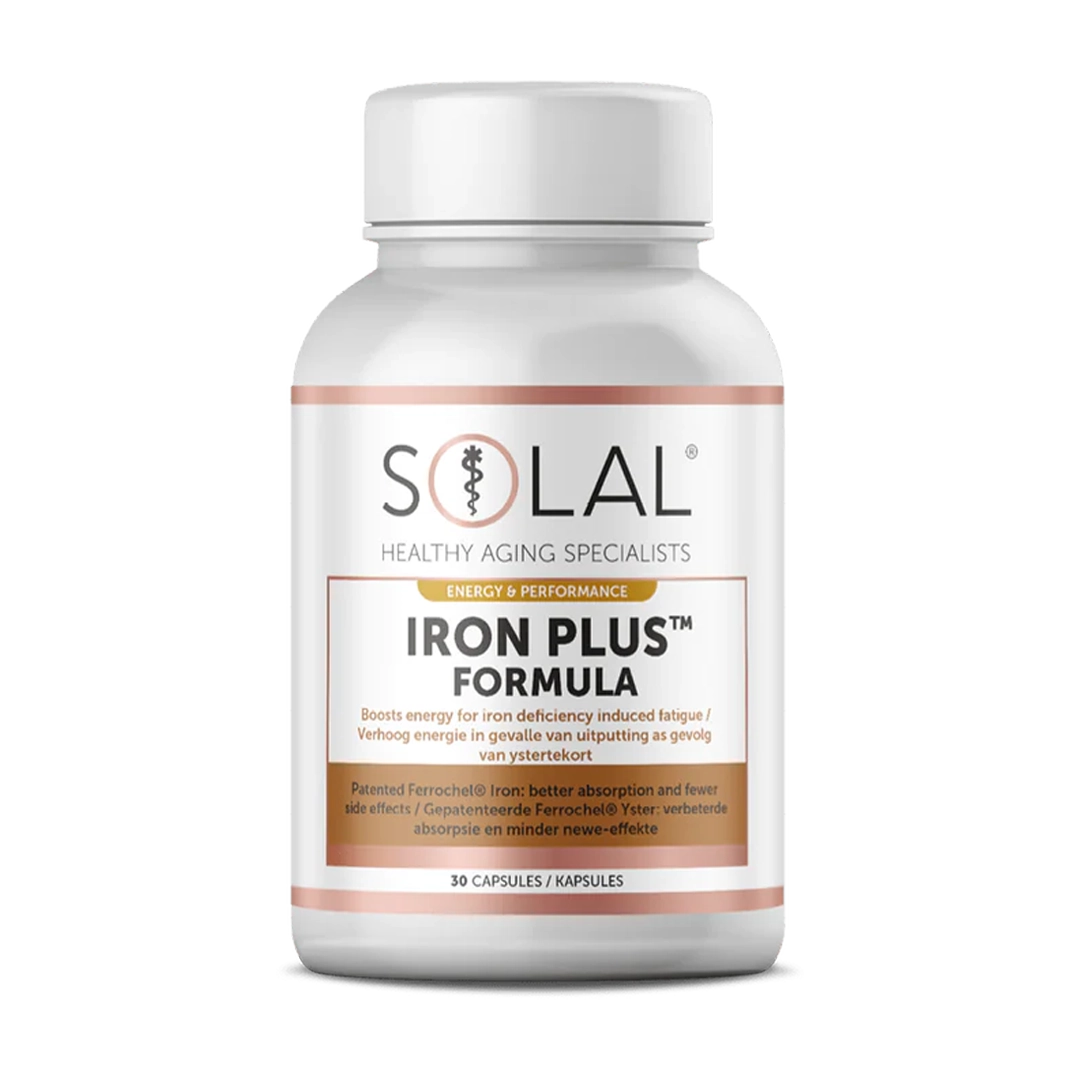 Solal Iron Plus Formula Caps, 30's