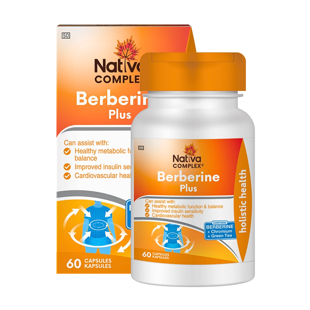 Nativa Complex Berberine Plus Capsules, 60's